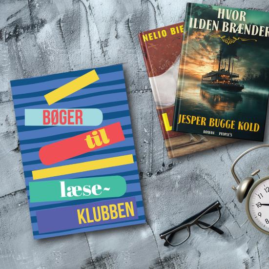 Forside af hæftet "Bøger til læseklubben"