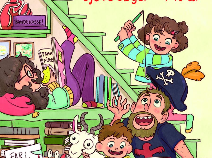 Forside af folderen "Sallys far og andre skøre familier"