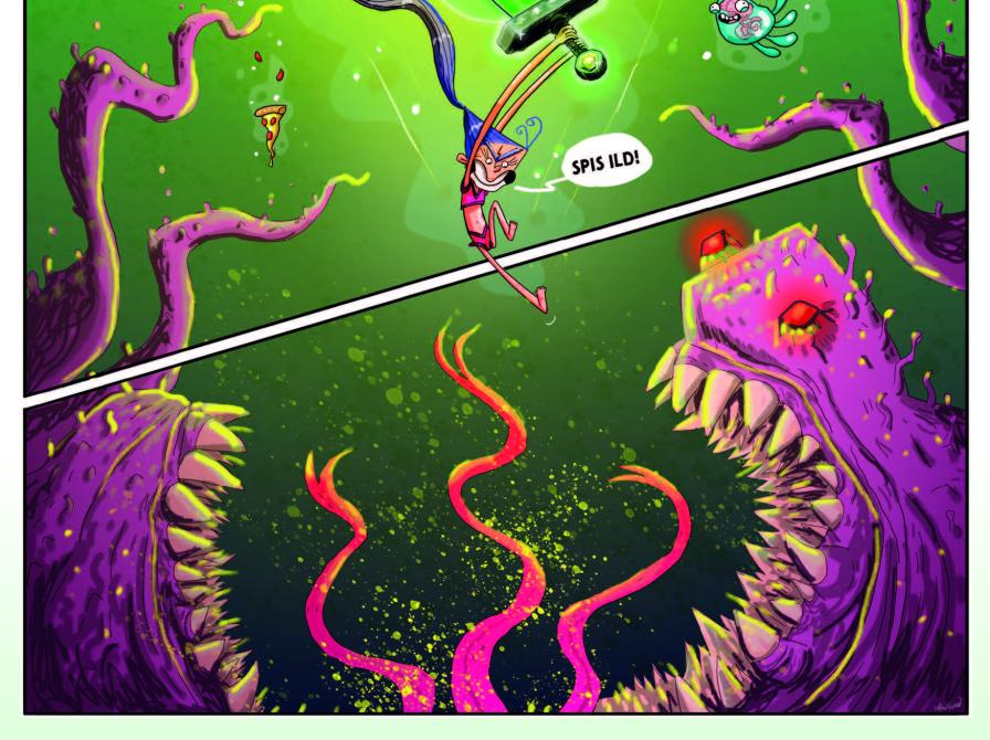 Forside af folderen "tegneserier"