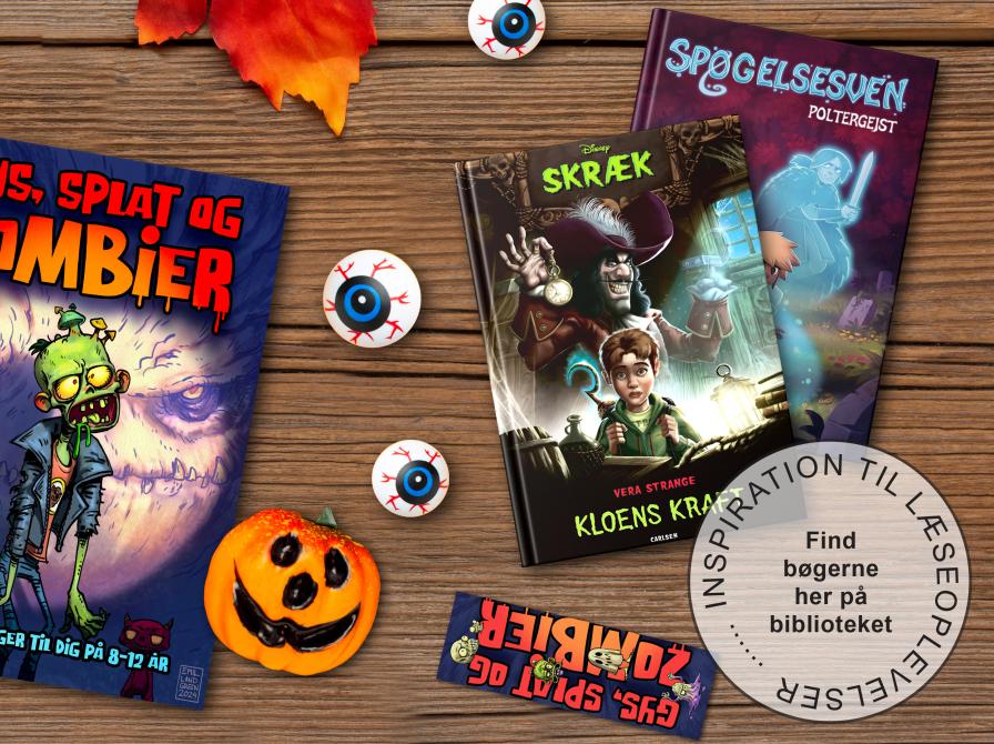 Gyserbøger på bord