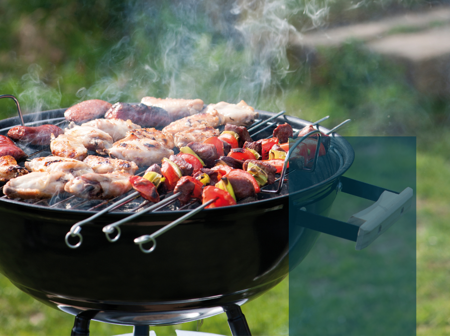 grill med mad